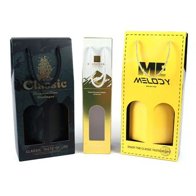 Darilna škatla za 2 steklenici vina